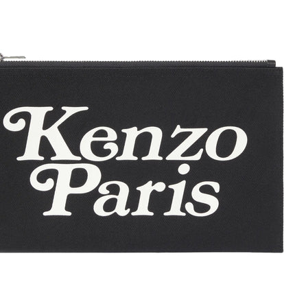 Kenzo Women's Kenzo Utility Large Canvas Pouch Black