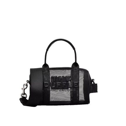 Marc Jacobs Women's The Mesh Leather Mini Duffle Bag Blackout