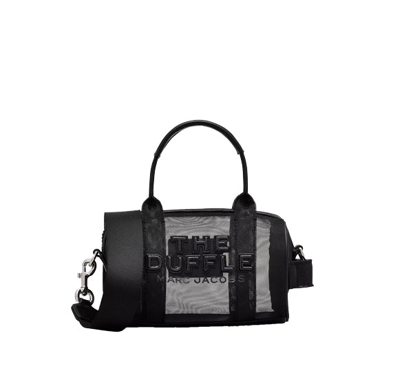 Marc Jacobs Women's The Mesh Leather Mini Duffle Bag Blackout