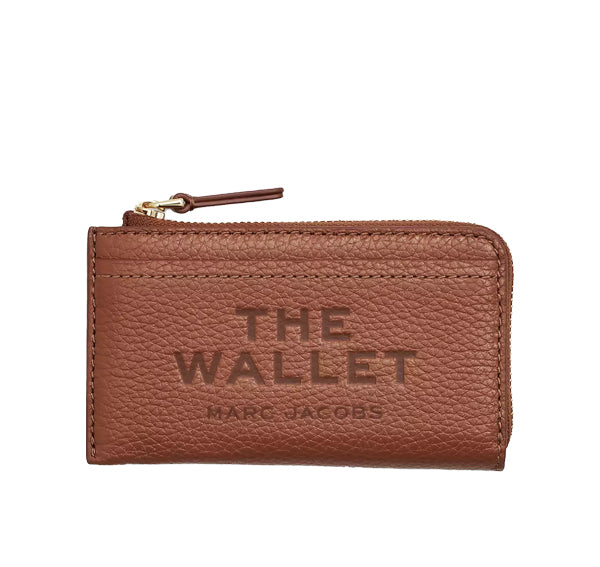 Marc Jacobs Women's The Leather Top Zip Multi Wallet Argan Oil