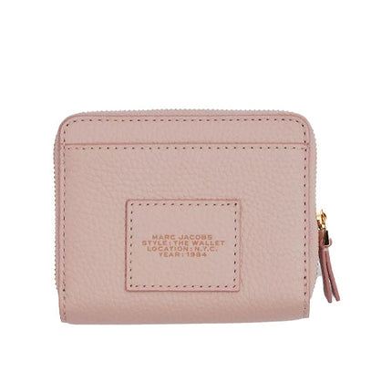 Marc Jacobs Women's The Leather Mini Compact Wallet Rose