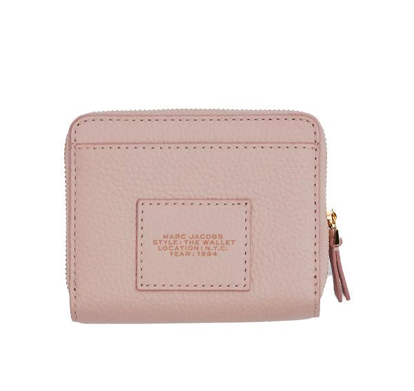 Marc Jacobs Women's The Leather Mini Compact Wallet Rose