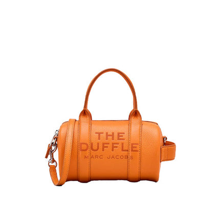 Marc Jacobs Women's The Leather Mini Duffle Bag Tangerine