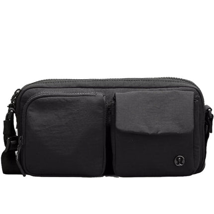 lululemon Unisex Multi Pocket Crossbody Bag 2.5L Black