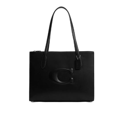 Coach Women's Nina Tote Silver/Black Coach