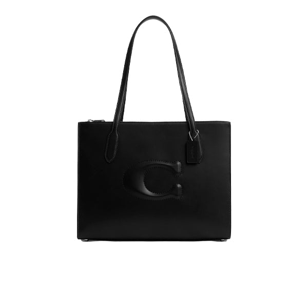 Coach Women's Nina Tote Silver/Black Coach