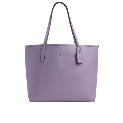 Coach Women's City Tote Silver/Light Violet