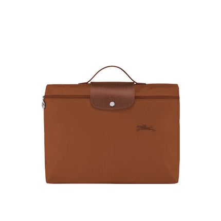 Longchamp Women's Le Pliage Green S Briefcase Cognac