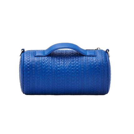 Marc Jacobs Women's The Monogram Debossed Duffle Bag Cobalt