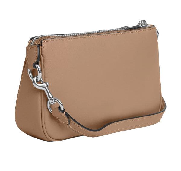 Coach Women's Nolita 19 Silver/Taupe - Ready to Ship