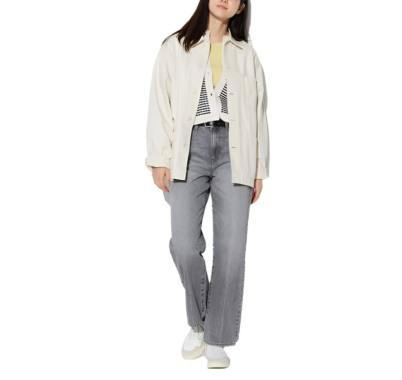 Uniqlo Unisex Utility Jacket 01 Off White