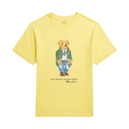 Polo Ralph Lauren Boy's Polo Bear Cotton Jersey Tee Oasis Yellow - Ready to Ship