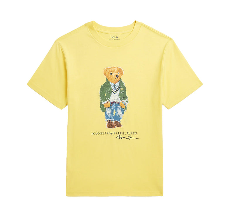 Polo Ralph Lauren Boy's Polo Bear Cotton Jersey Tee Oasis Yellow - Ready to Ship