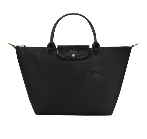 Longchamp Women's Le Pliage Green M Handbag Black