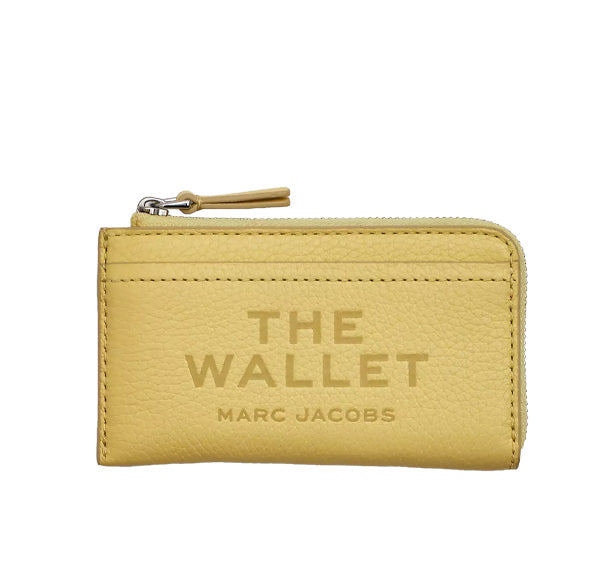 Marc Jacobs Women's The Leather Top Zip Multi Wallet Custard