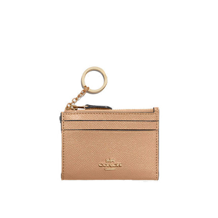 Coach Women's Mini Skinny Id Case Gold/Taupe