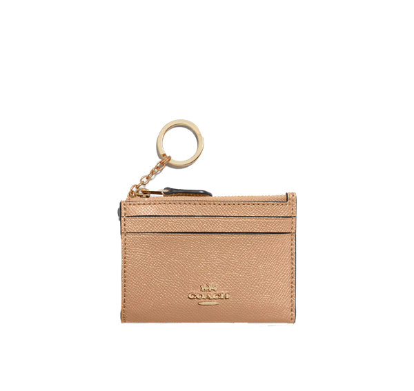 Coach Women's Mini Skinny Id Case Gold/Taupe