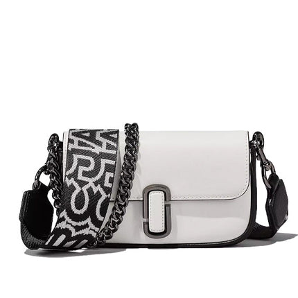 Marc Jacobs Women's The Bi-Color J Marc Mini Bag White