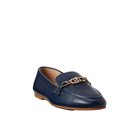 Polo Ralph Lauren Women's Averi Nappa Leather Loafer Refined Navy