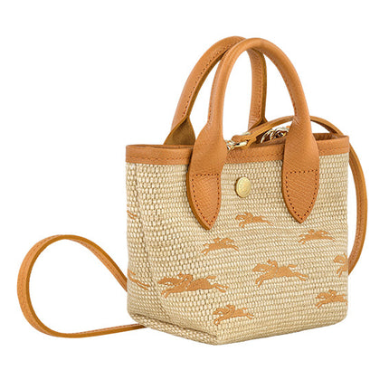 Longchamp Women's Le Panier Pliage XS Basket Bag Apricot