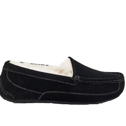 UGG Big Kid's Ascot Black Suede