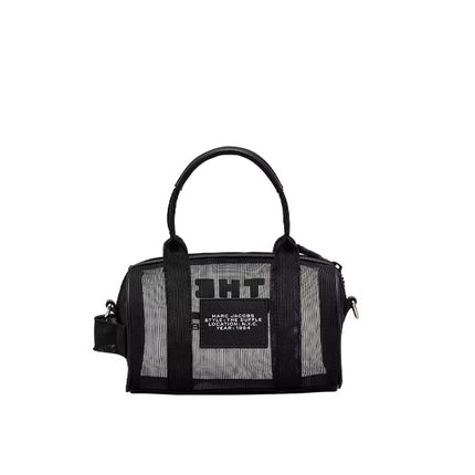 Marc Jacobs Women's The Mesh Leather Mini Duffle Bag Blackout