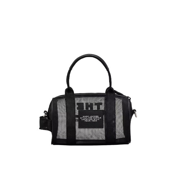 Marc Jacobs Women's The Mesh Leather Mini Duffle Bag Blackout