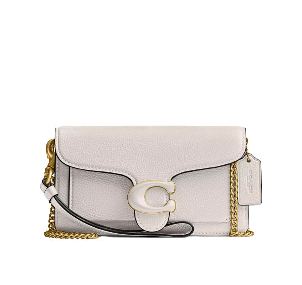 Coach Women's Tabby Crossbody Wristlet Brass/Chalk