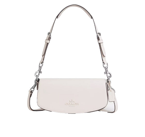 Coach Women's Andrea Small Shoulder Bag  Silver/Chalk