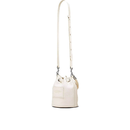 Marc Jacobs Women's The Leather Bucket Bag Cotton Silver