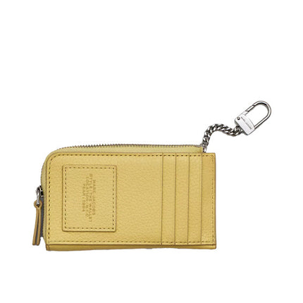 Marc Jacobs Women's The Leather Top Zip Multi Wallet Custard