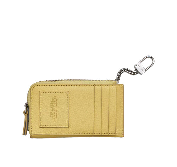 Marc Jacobs Women's The Leather Top Zip Multi Wallet Custard