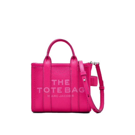 Marc Jacobs Women's The Leather Crossbody Tote Bag Hot Pink