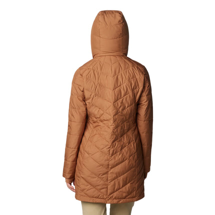 Columbia Women's Heavenly Long Hooded Jacket Camel Brown