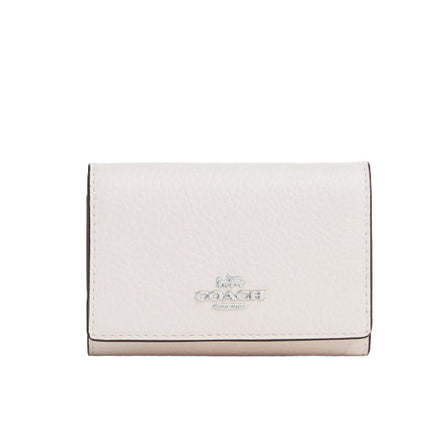 Coach Women's Micro Wallet Silver/Chalk