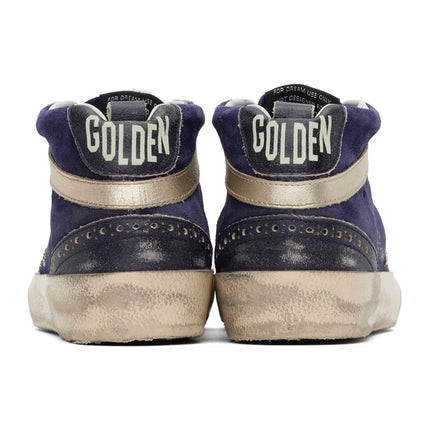 Golden Goose Women's Mid Star Sneakers Blue/Navy