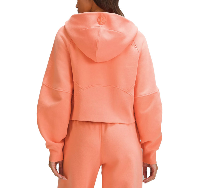 lululemon Women's Scuba Oversized Half Zip Hoodie Coral Kiss