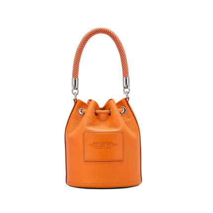 Marc Jacobs Women's The Leather Bucket Bag Tangerine