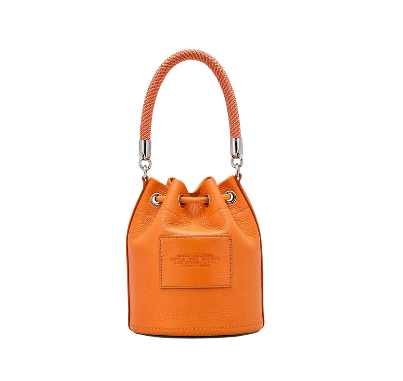 Marc Jacobs Women's The Leather Bucket Bag Tangerine