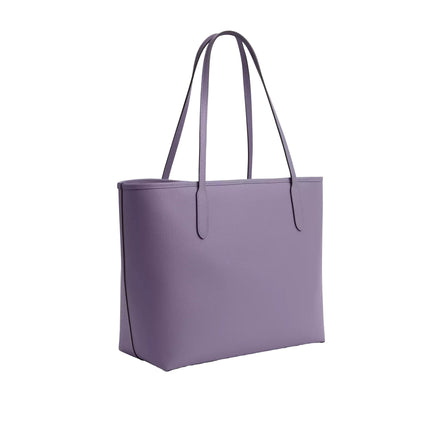 Coach Women's City Tote Silver/Light Violet