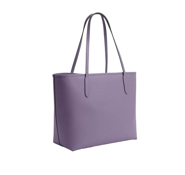 Coach Women's City Tote Silver/Light Violet