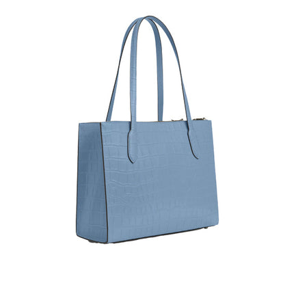 Coach Women's Nina Tote Gunmetal/Cornflower