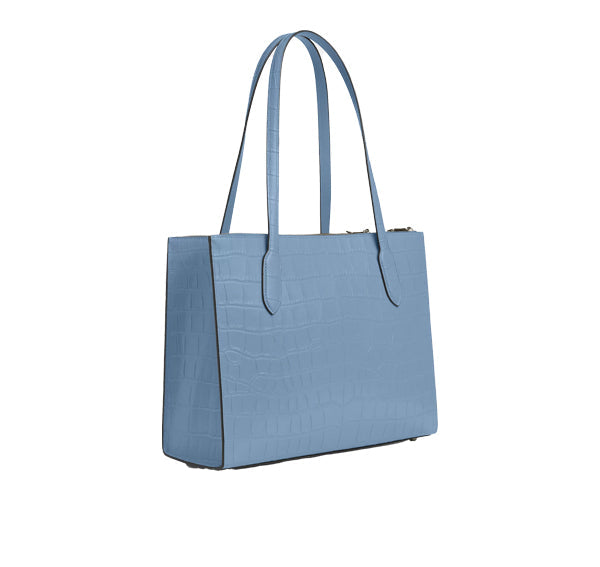 Coach Women's Nina Tote Gunmetal/Cornflower