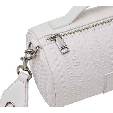 Marc Jacobs Women's The Monogram Debossed Duffle Bag White