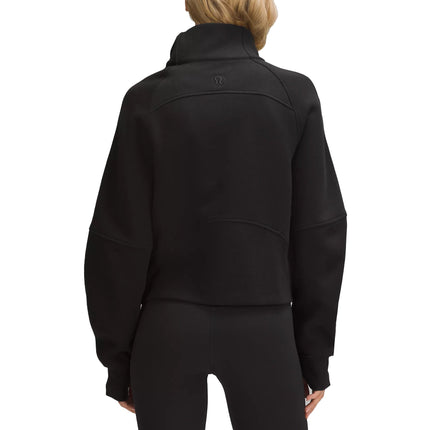 lululemon Women's Scuba Oversized Funnel Neck Half Zip Black