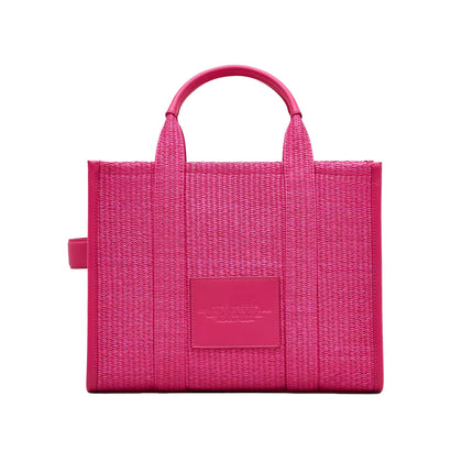 Marc Jacobs Women's The Woven Medium Tote Bag Hot Pink