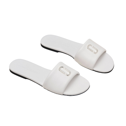 Marc Jacobs Women's The Snapshot Slide Bright White