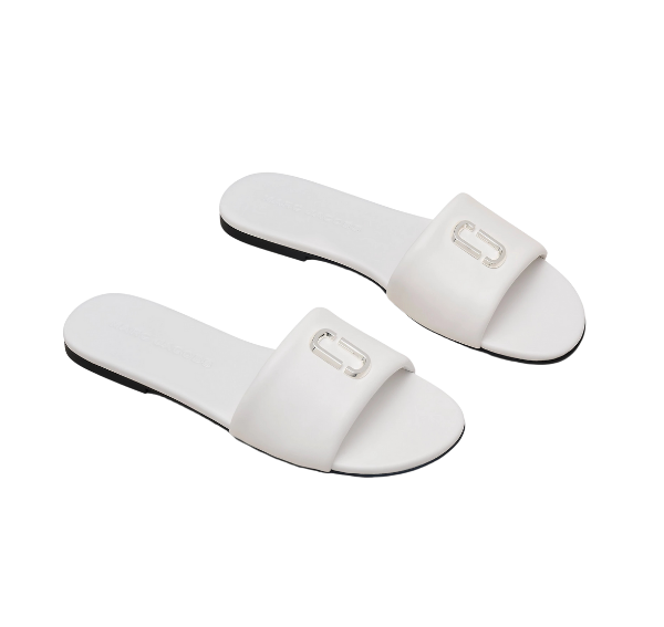 Marc Jacobs Women's The Snapshot Slide Bright White