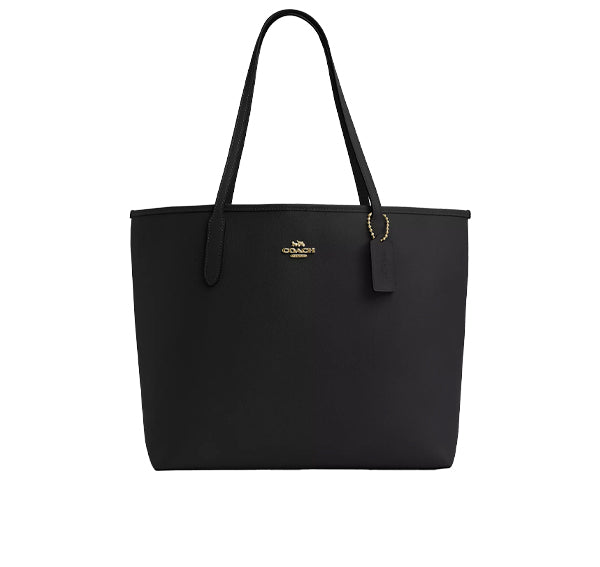 Coach Women's City Tote Gold/Black