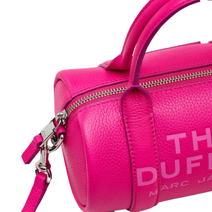 Marc Jacobs Women's The Leather Mini Duffle Bag Hot Pink